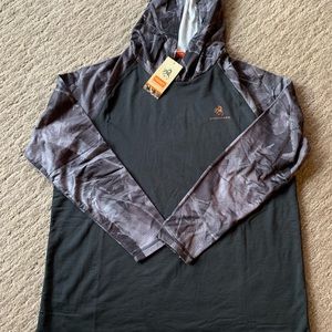 Long sleeve lightweight hoodie